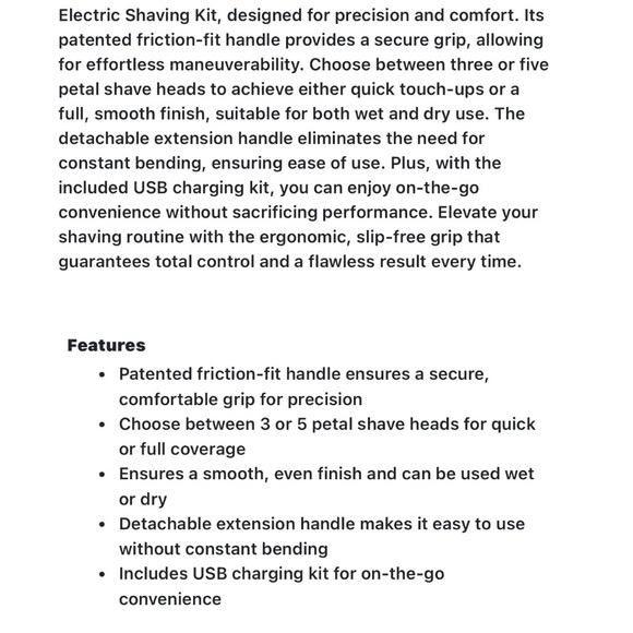 Pink Electric Shaving Kit - Picture 7 of 7